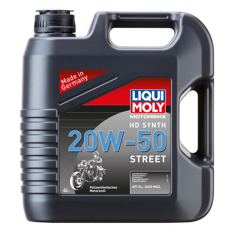 Масло моторное LIQUI MOLY Motorbike HD Synth Street 20W-50 4 л 3817