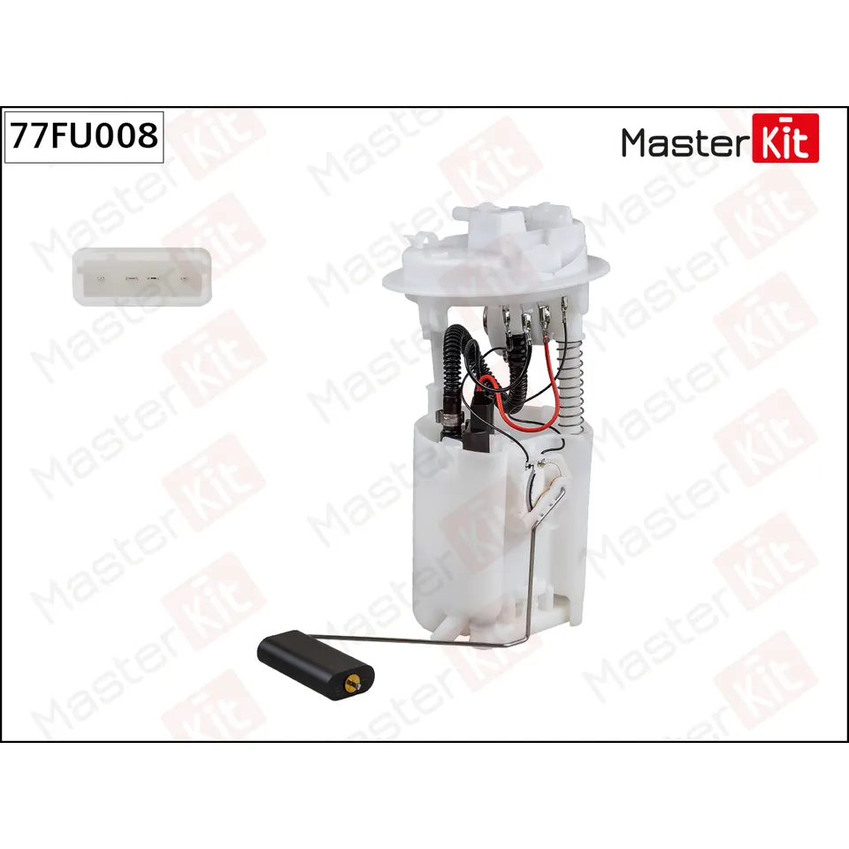 Насос топливный PEUGEOT 206 (3.5bar) MASTERKIT 77FU008