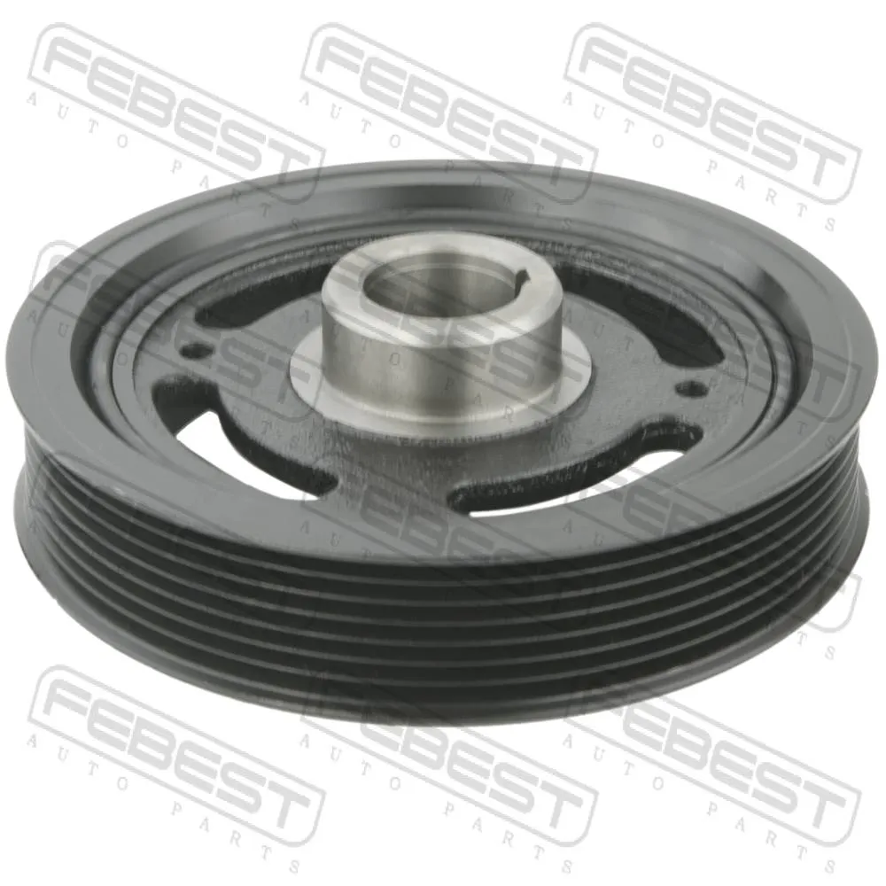 Шкив коленвала HR16DE NISSAN QASHQAI J10E 2006.12-2013.12 [EL] FEBEST NDS-HR16DE
