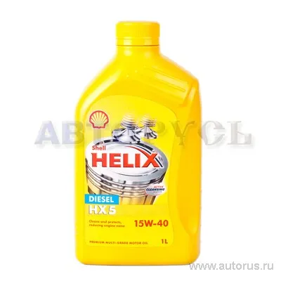 Масло моторное SHELL Helix Diesel HX5 15W-40 минеральное 1 л 550023839