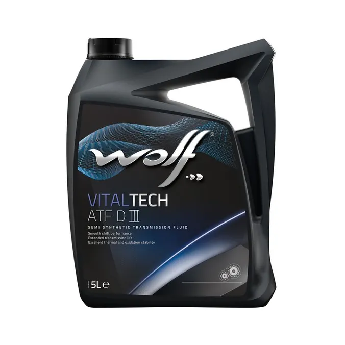 Масло трансмиссионное WOLF VITALTECH ATF DIII 5L Wolf 8305405