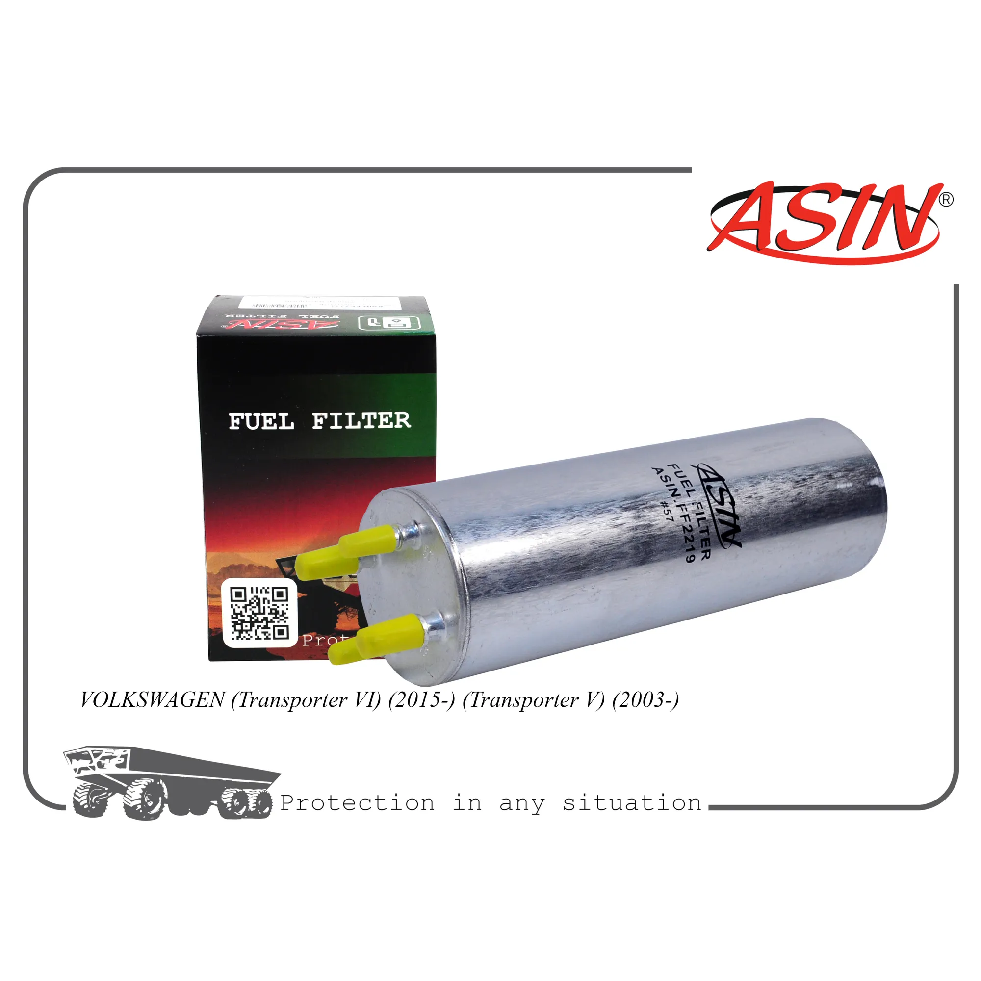 Фильтр топливный 7H0 127 401 B/ASIN.FF2219 ASIN ASIN ASINFF2219