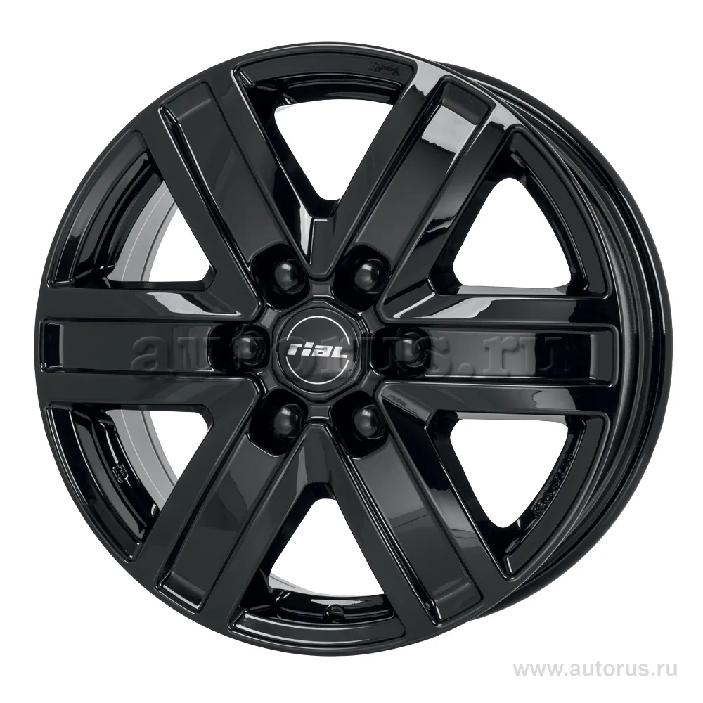Диск литой R17 7J 6x139.7/92.3 ET57 Rial Transporter 6 Diamond Black TP70757H62-6
