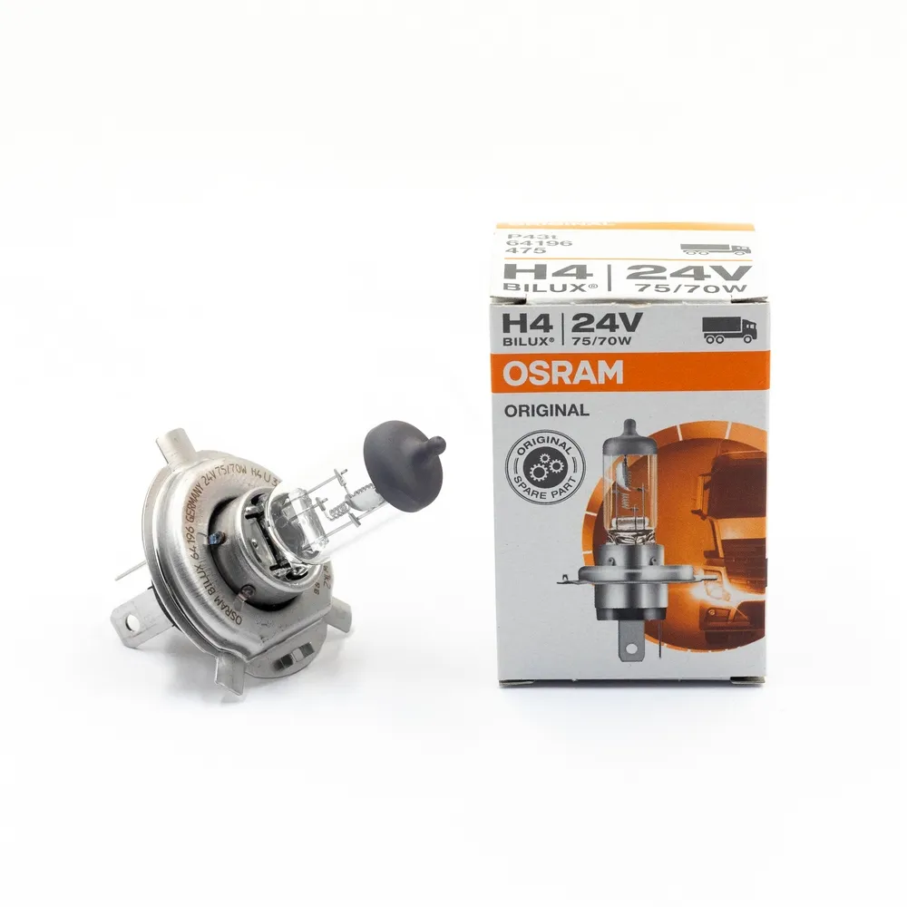 Лампа 24V H4 75/70W P43t OSRAM ORIGINAL LINE 1 шт. картон 64196