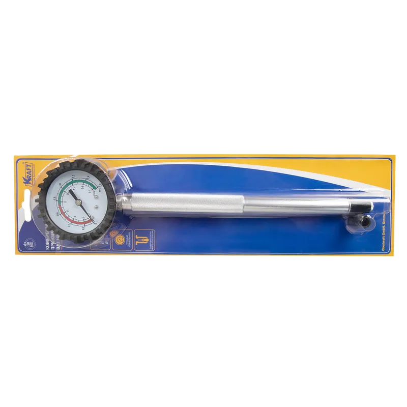 Компрессометр 16 Атм., прижимной, удлиненный ВАЗ 2110-12 (дв.16V) KRAFT KT831011