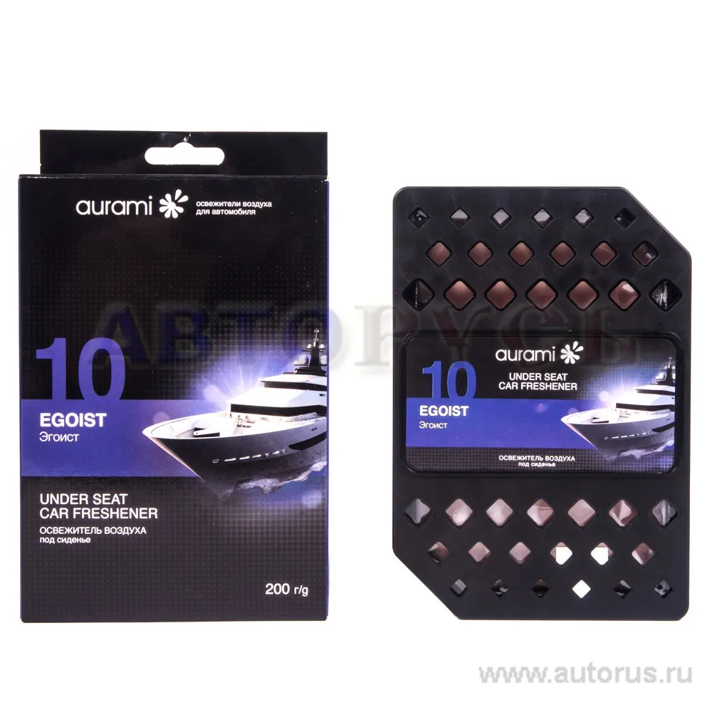 Освежитель воздуха STD-10 (эгоист) гелевый, под сиденье 200гр AURAMI /1/12 STD10