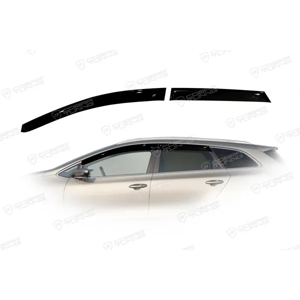 Дефлектора на окна Kia Ceed II Wagon 2012EuroStandard деф.окон Cobra Tuning KE13512