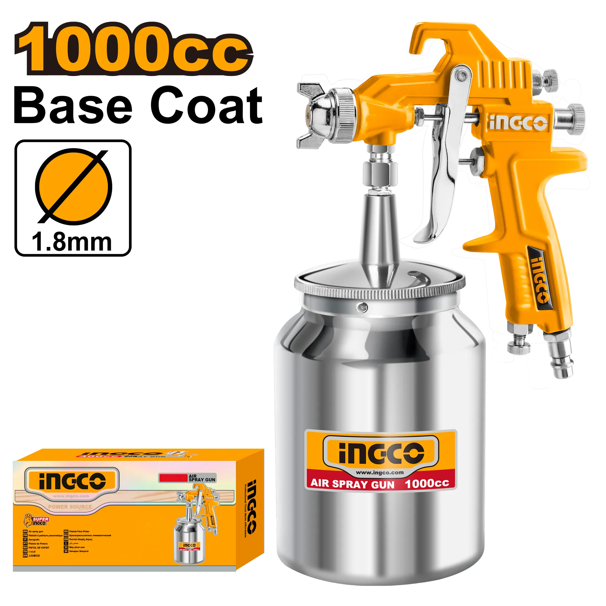 Краскопульт пневматический (10) INGCO ASG3105