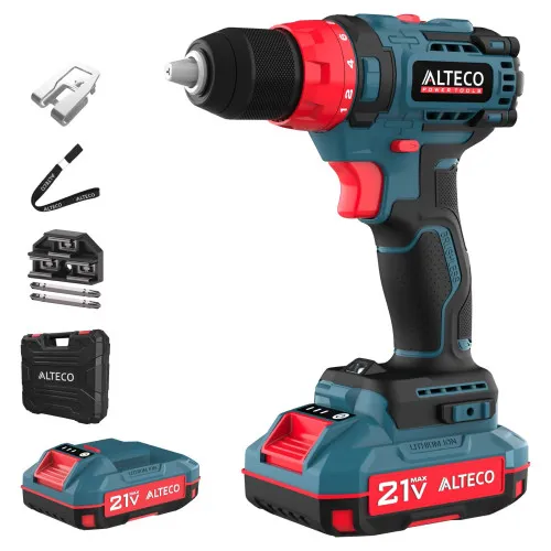 Бесщеточная аккумуляторная дрель-шуруповерт ALTECO CD 21-45 BL X2 ALTECO 73510
