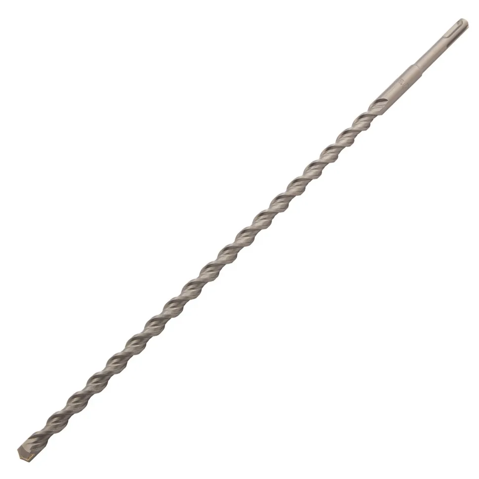 Бур по бетону, двойная спираль, Cobalt W-tip, 14x460 мм, SDS PLUS Denzel