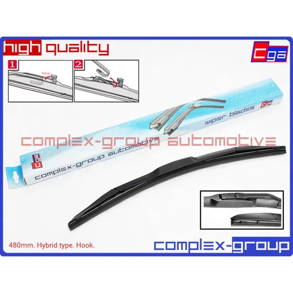Щетка стеклоочистителя HYBRID (480mm). Крючок. DU048L DUR048L CGA 10BLD480HRA