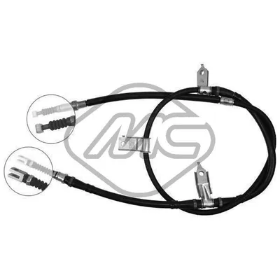 Трос ручника 820 ALL DX-RH Metalcaucho 82169