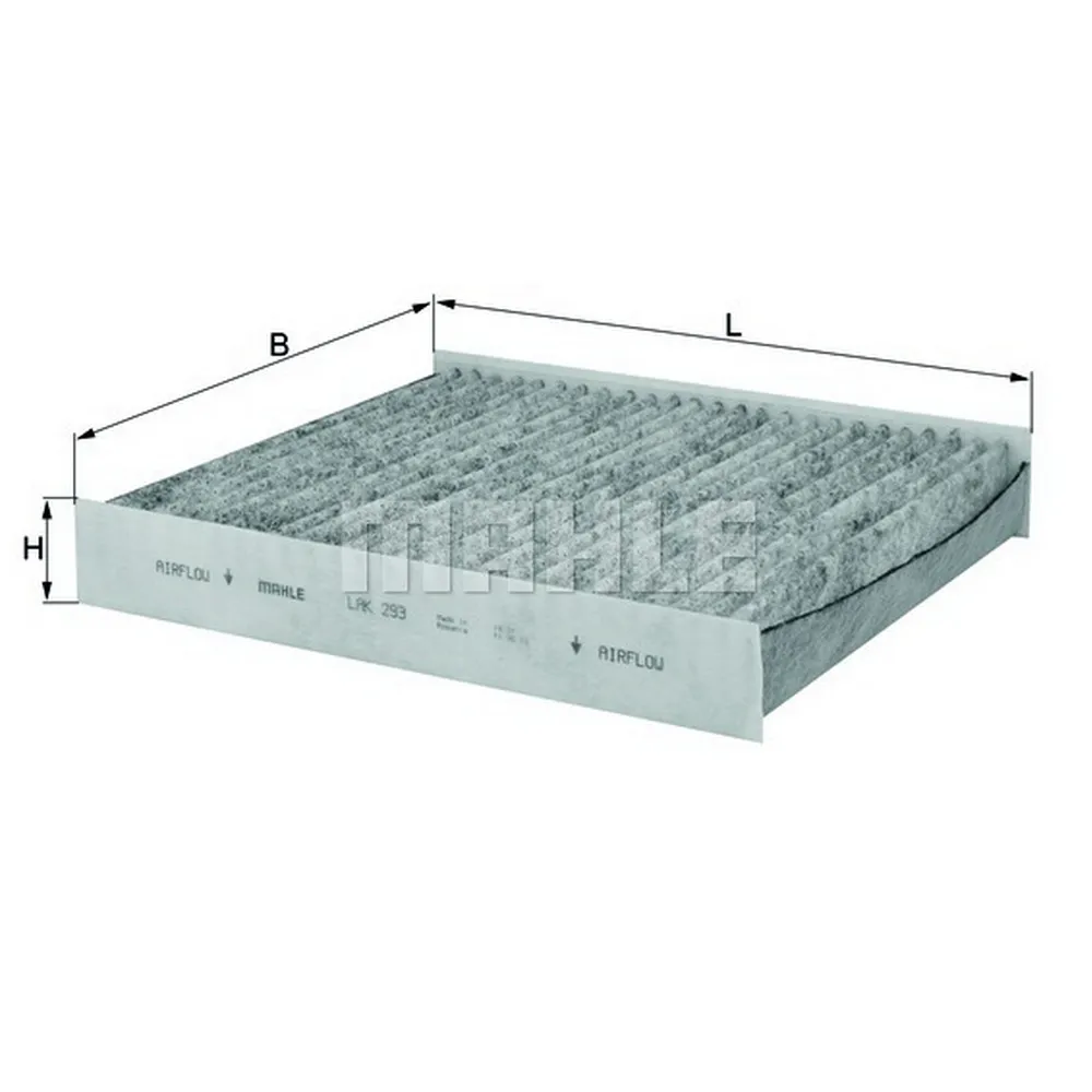 Фильтр салонный, угольный KNECHT/MAHLE LAK293