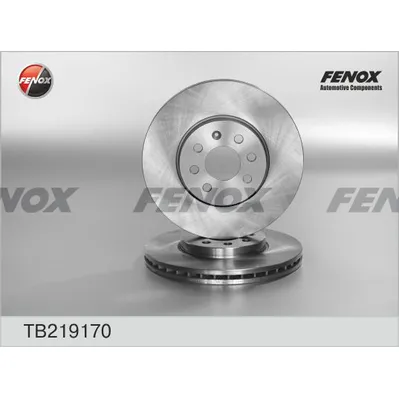 Диск тормозной передний OPEL ASTRA H 04-> /VENT D=280MM FENOX TB219170