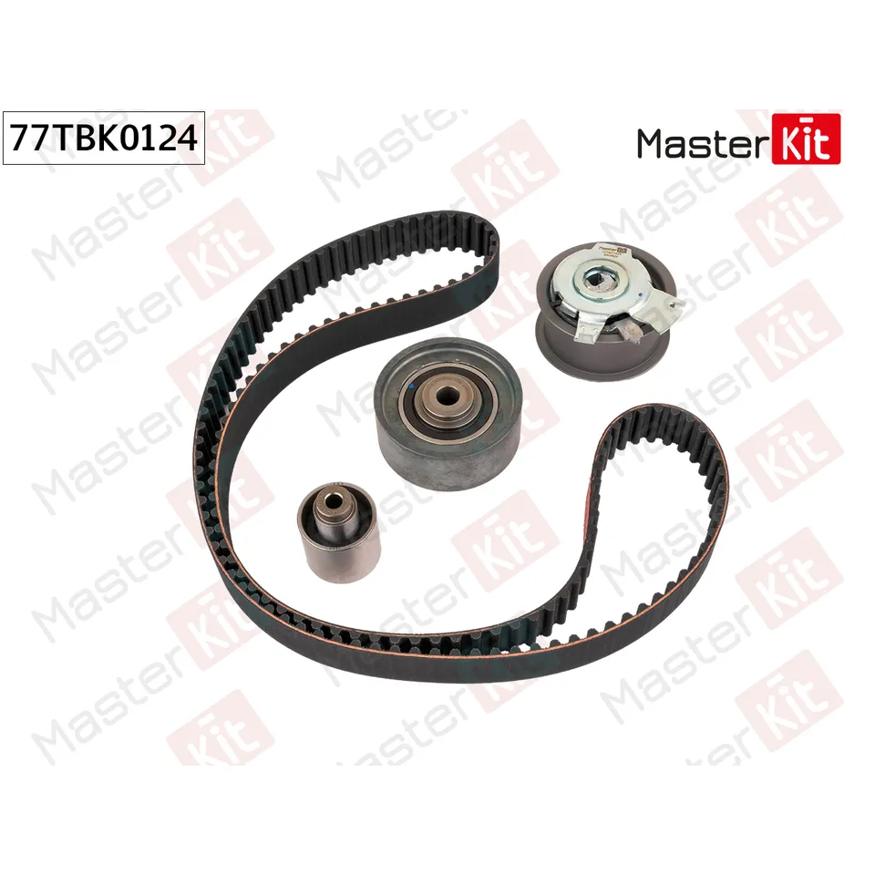Комплект ремня ГРМ VW PASSAT (3C2) 2005 - 2010 MASTERKIT 77TBK0124