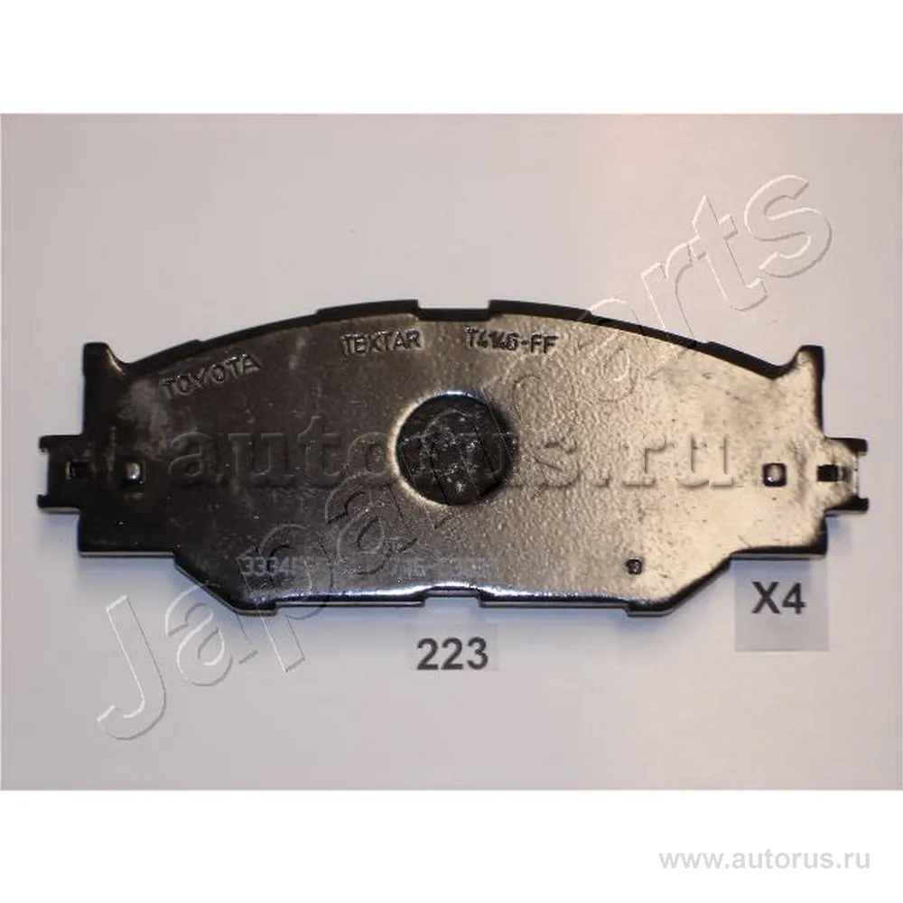 Колодки тормозные дисковые JAPANPARTS PA223AF