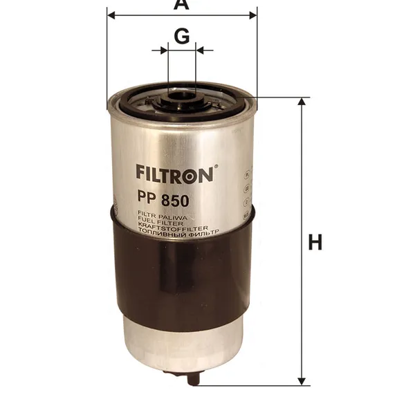 Фильтр топливный FILTRON PP850