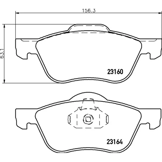 Колодки тормозные дисковые, передние, NISSAN/SUZUKI CUBE , SX4 , SX4 Saloon NP2071 NISSHINBO NP2071