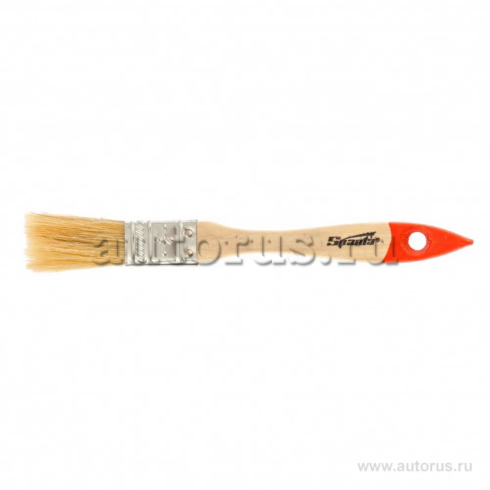 Кисть плоская Slimline 3/4, 20 мм, натуральная щетина,, деревянная ручка SPARTA 824155
