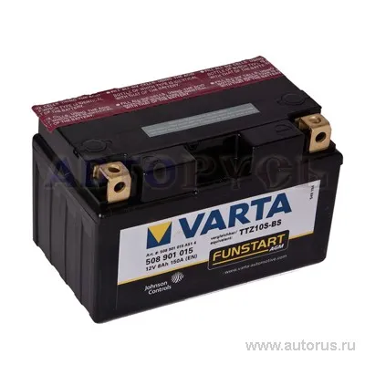 Аккумулятор VARTA moto AGM 8 А/ч прямая L+ 150x87x93 EN150 А