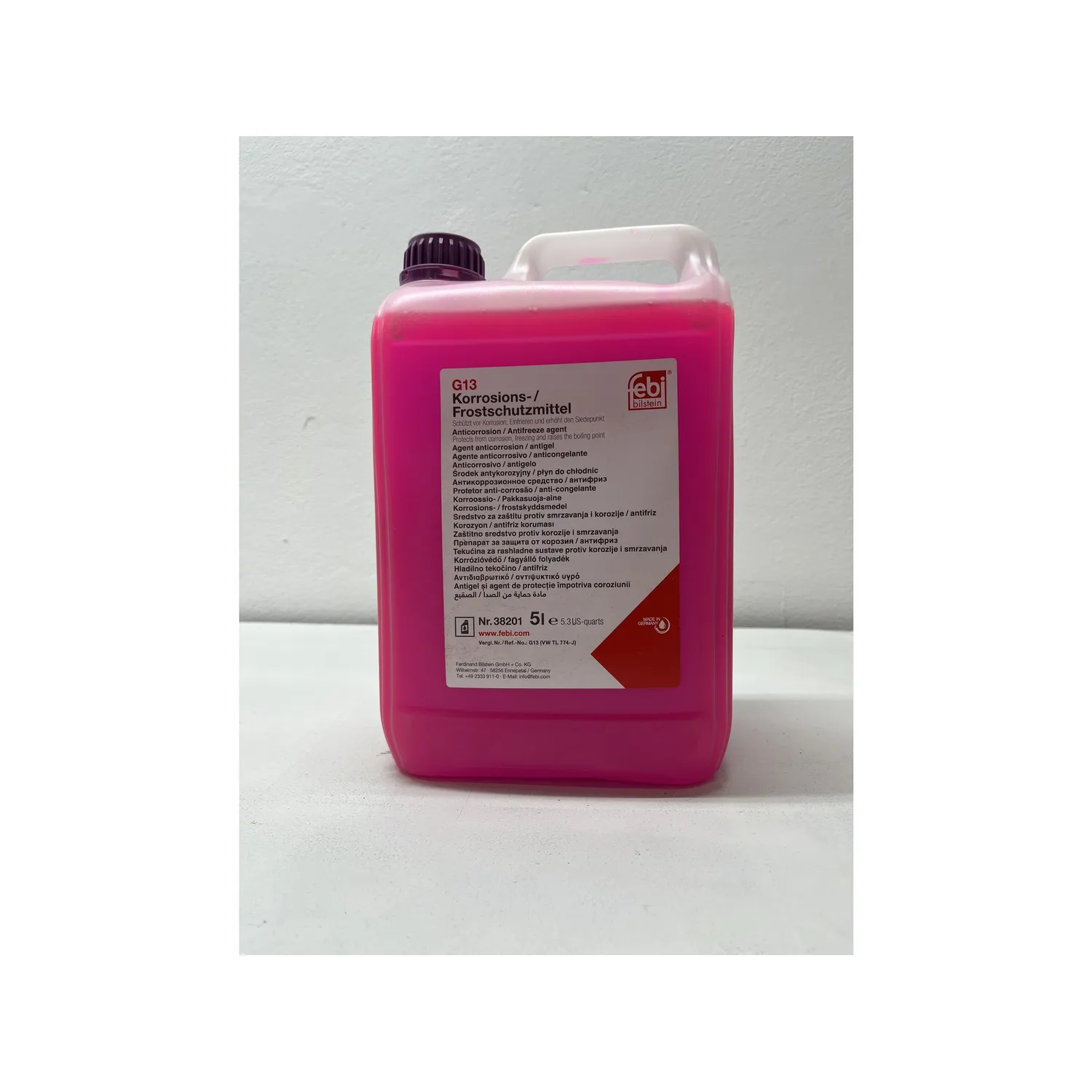 Уценка Антифриз FEBI Universal G13 концентрат фиолетовый 5 л 38201-N0