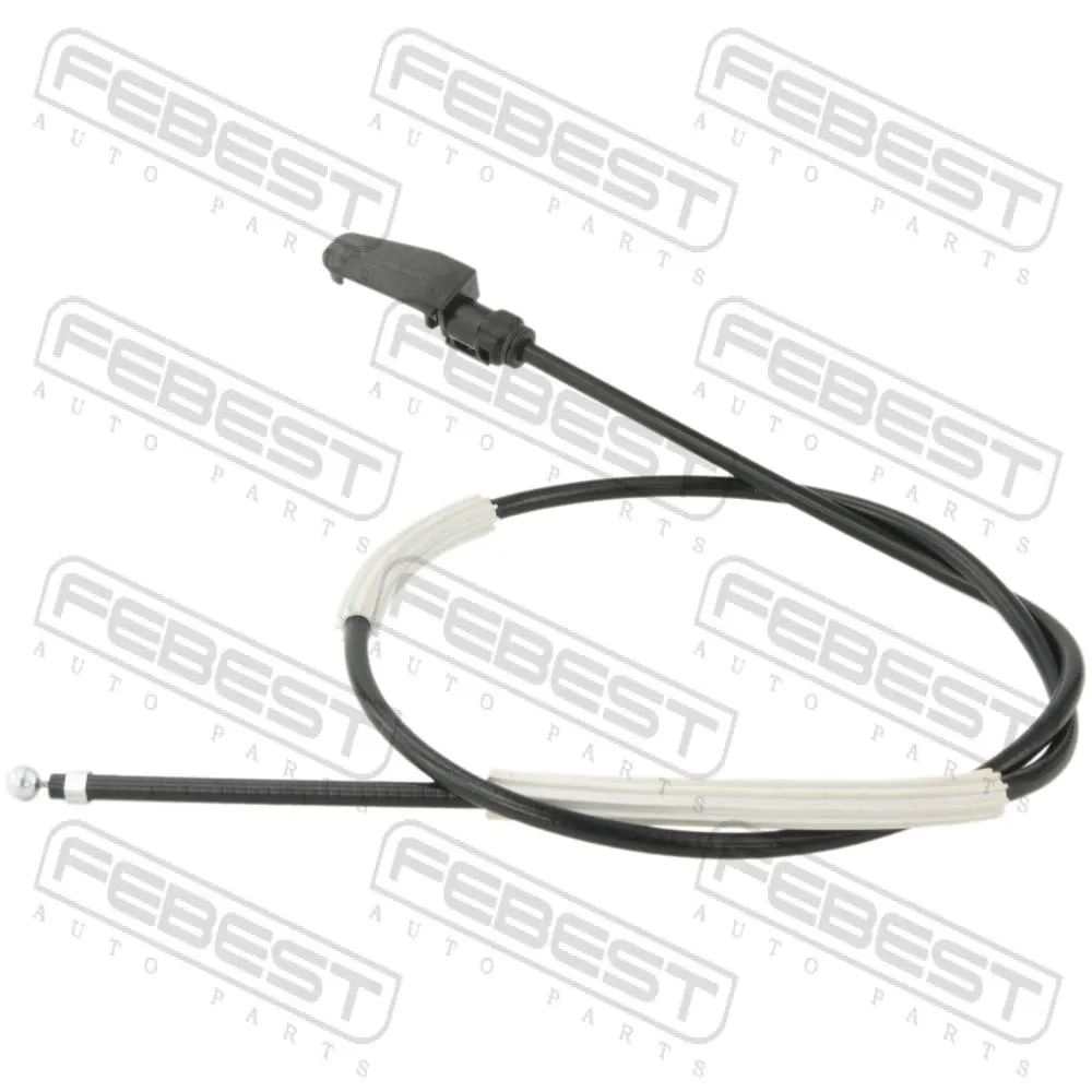 Трос привода открывания замка капота VOLKSWAGEN TOUAREG 2003-2010 [MEX] FEBEST 23101-TOURIF