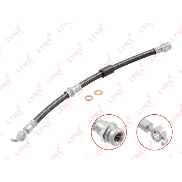 Шланг тормозной передний MAZDA Premacy 01-05 / 323 98-04 LYNXauto BL-3903