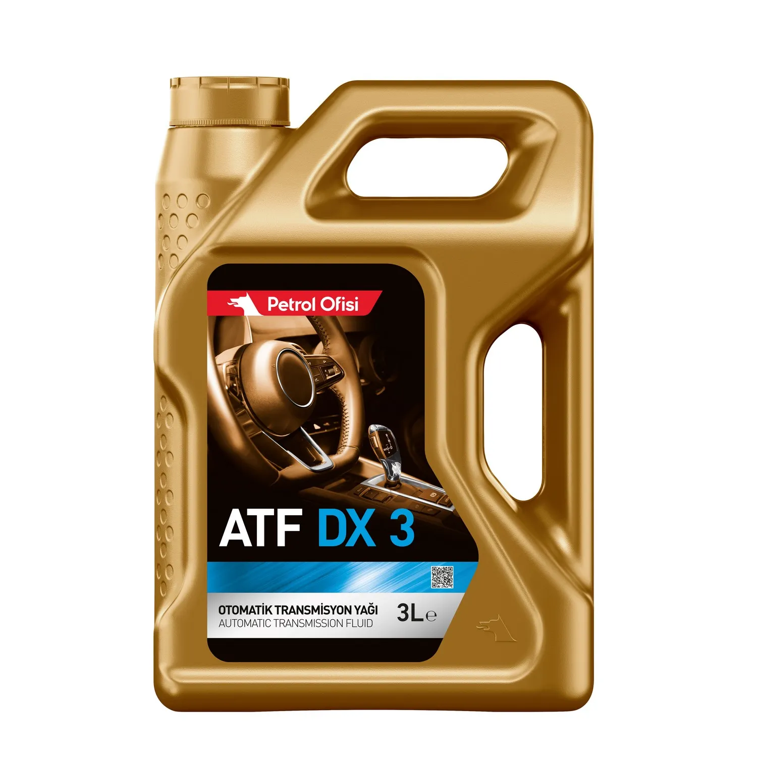 Масло трансмиссоинное ATF DX-3 3 л. Petrol Ofisi 400001431