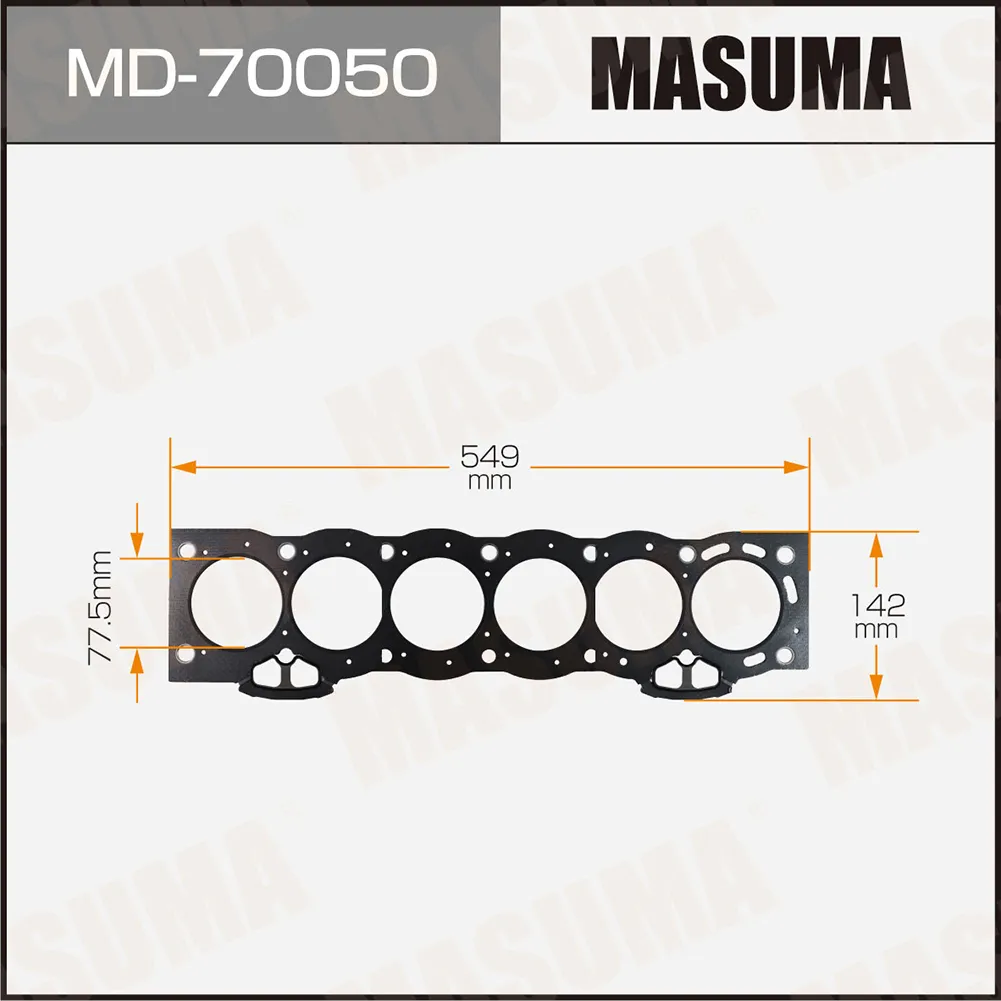 Прокладка ГБЦ TOYOTA CHASER MASUMA MD-70050