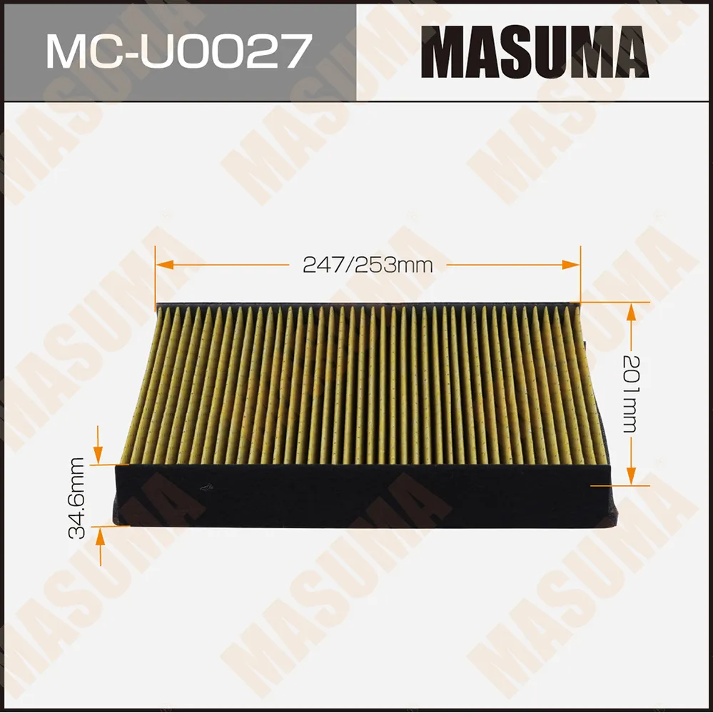 Фильтр салона MASUMA MC-U0027