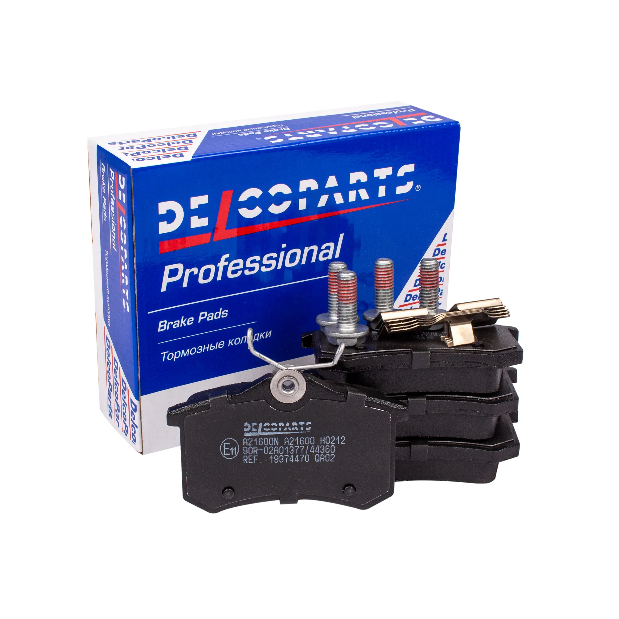 Колодки тормозные задние дисковые Renault MEGANE DelcoParts 19374470