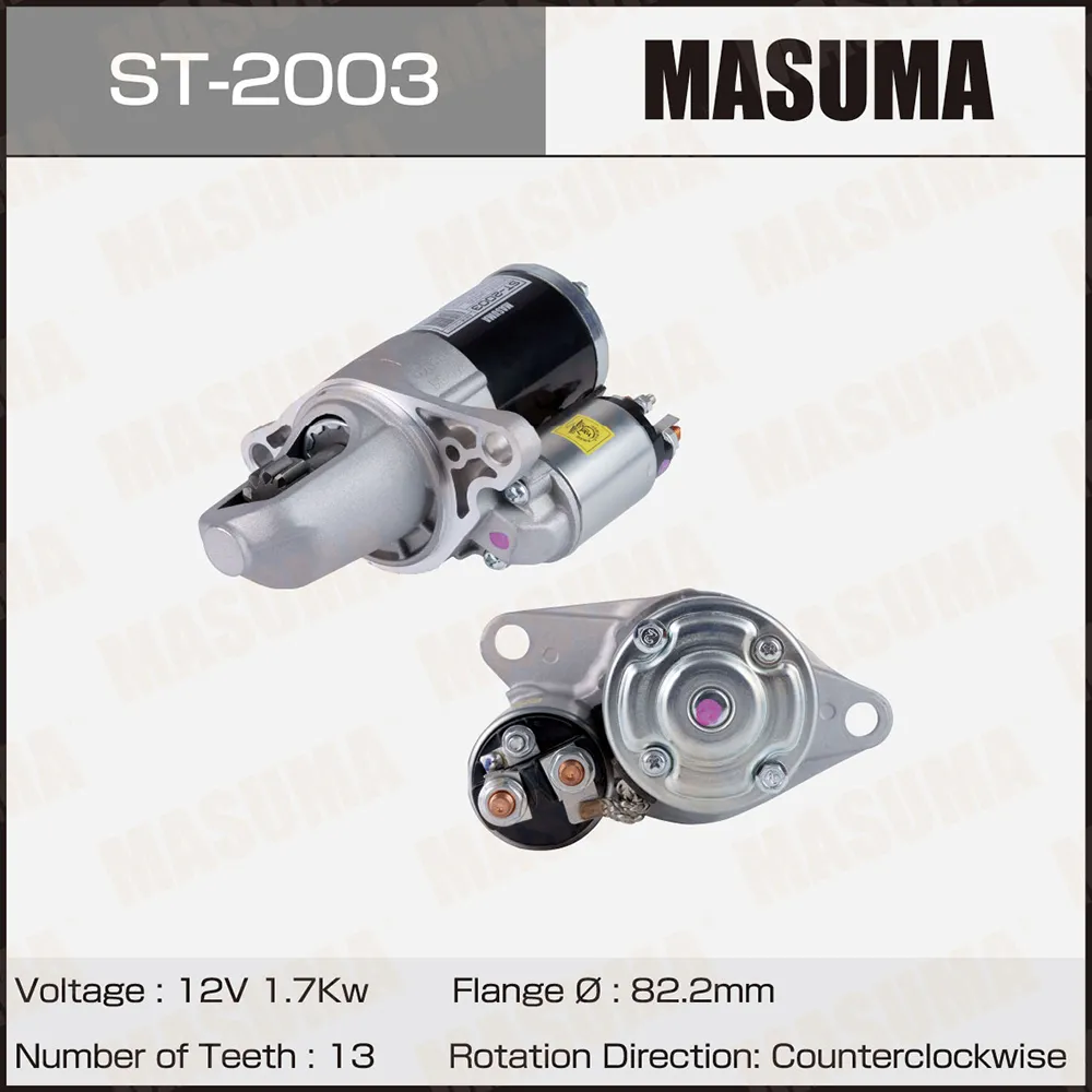 Стартер NISSAN X-TRAIL -10 MASUMA ST2003