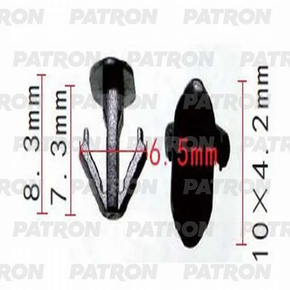 Клипса пластмассовая Acura,Honda применяемость: двери - уплотнитель, об PATRON P371332