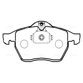 Тормозные колодки CTR CKSB-1