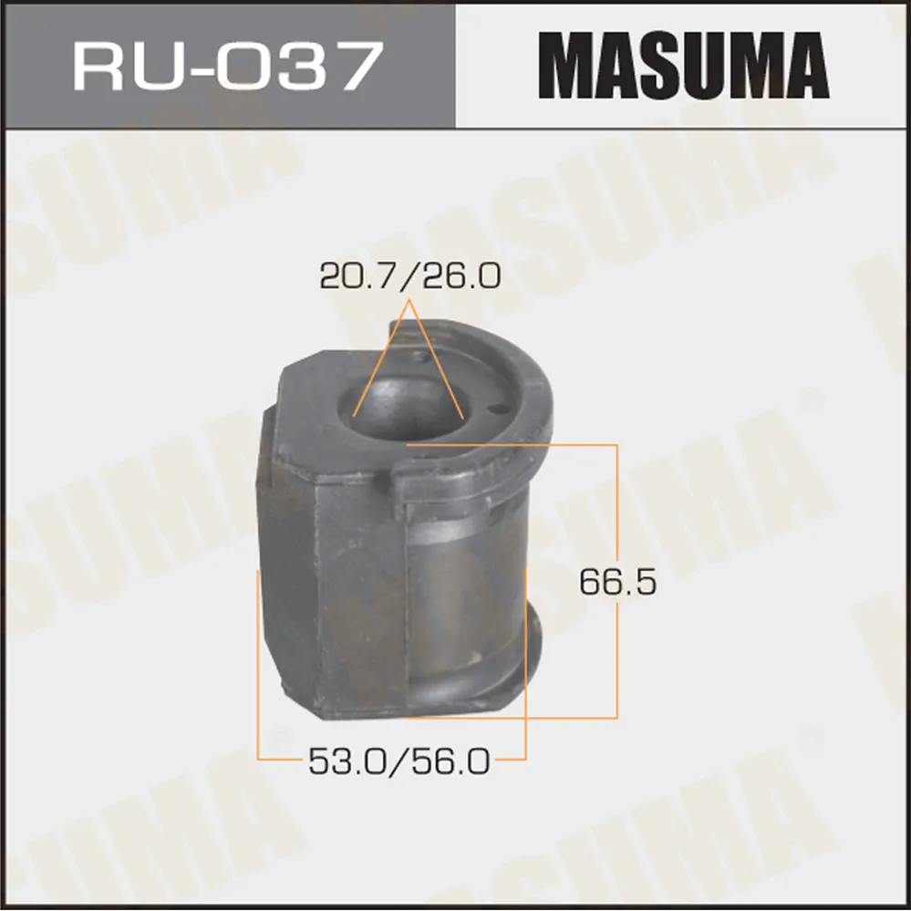 Сайлентблок пер. подв. нижн. рычага задн. MASUMA RU-037