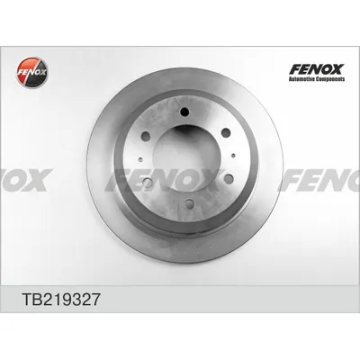 Диск тормозной задний GREAT WALL HOWER н3, н5, 2.0-2.4, 05- FENOX TB219327