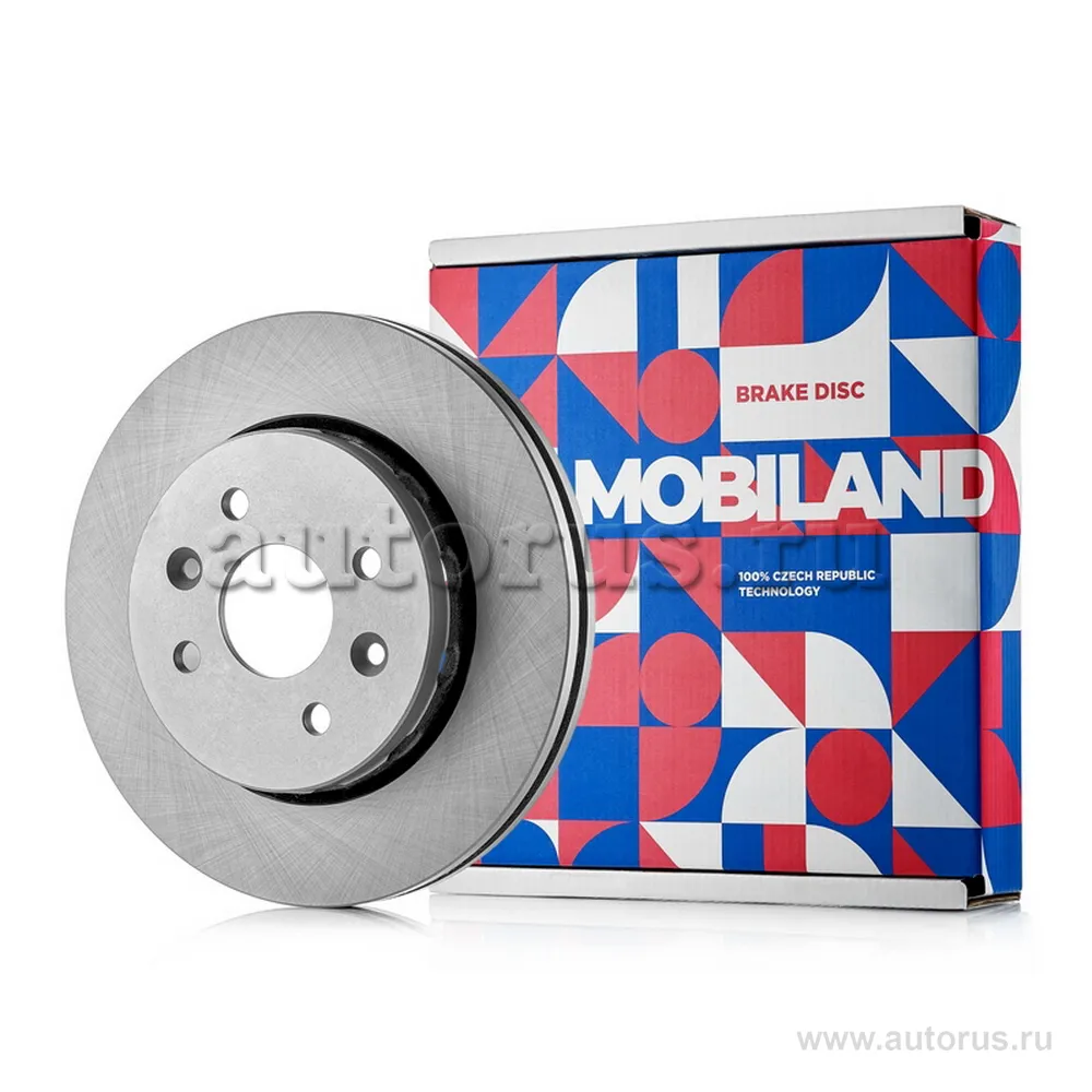 Диск тормозной KIA SPECTRA 2004-2009, передний, вентилируемый MOBILAND 416102351