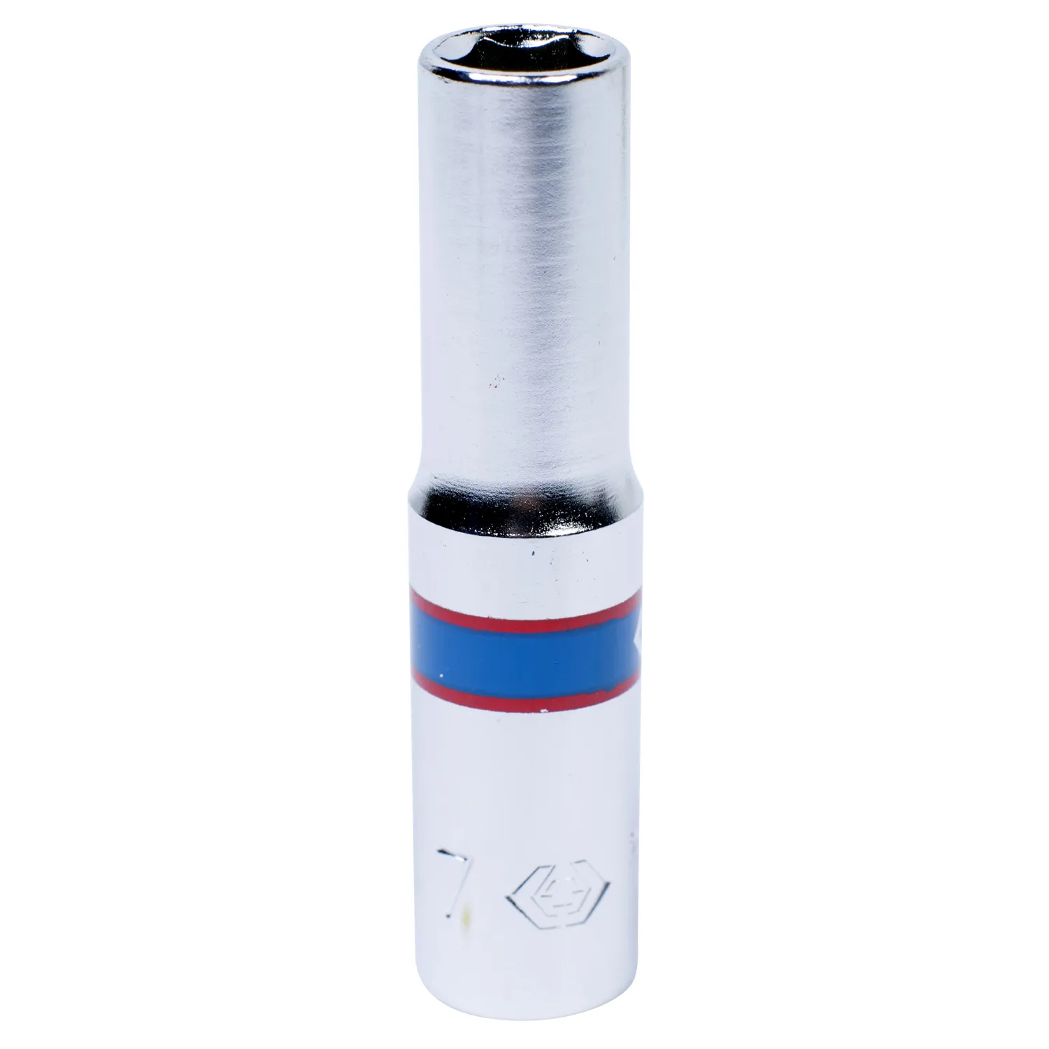 Ұзын алты қырлы торцты бастиек 1/4", 7 мм, King Tony, 223507M