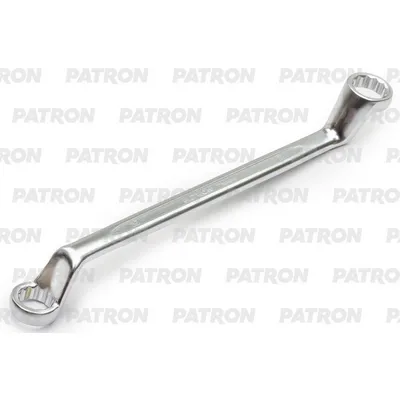 Ключ накидной изогнутый на 75 градусов, 16х18 мм PATRON P7591618