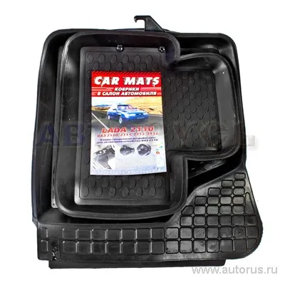 Коврики в салон резина VIO ВАЗ 2110-12 VIO CAR MATS черный комплект VSK 00-00004955