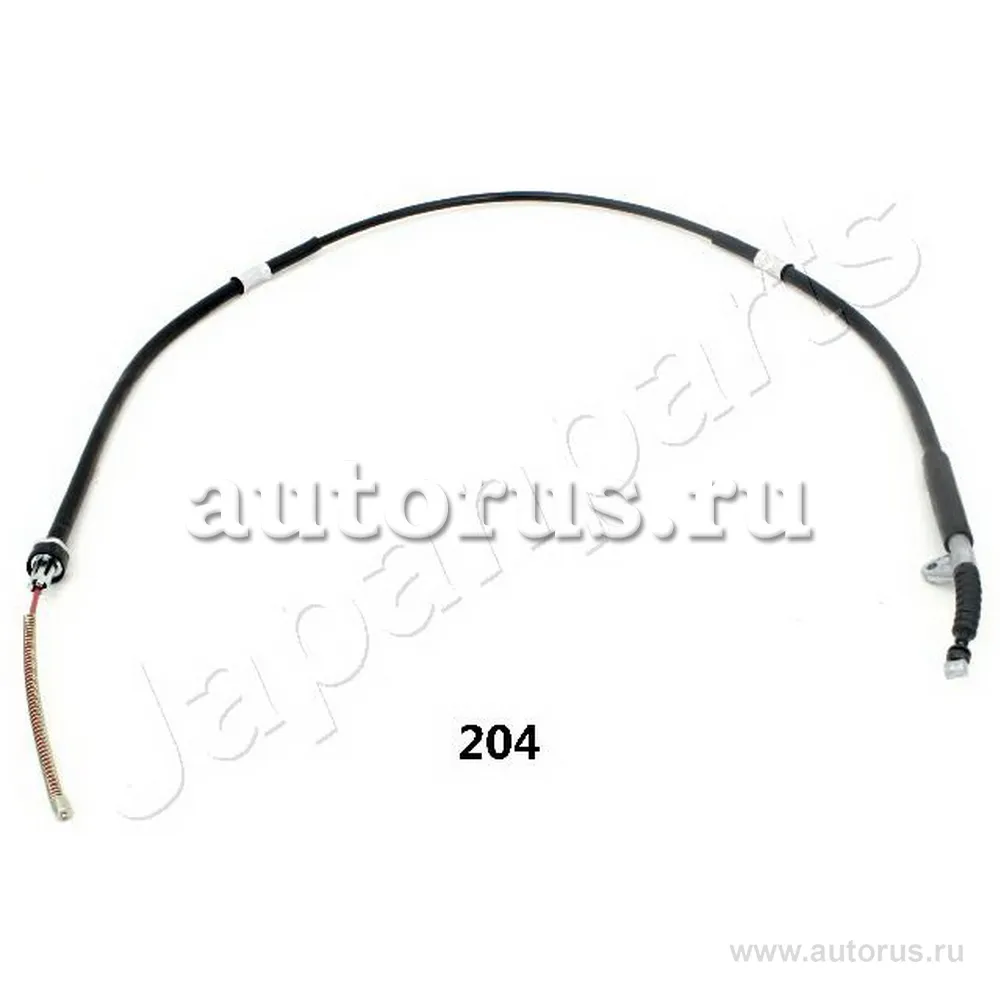 Трос ручного тормоза TOYOTA AVENSIS 97-03 задний правый (барабан.торм.) JAPANPARTS BC-204