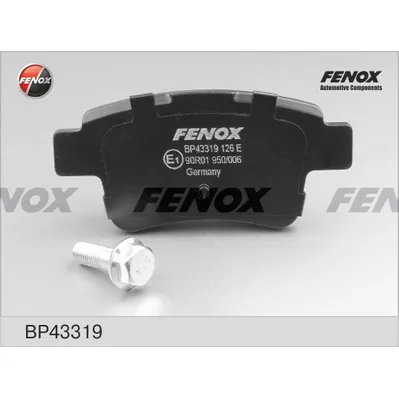 Колодки тормозные задние FENOX BP43319