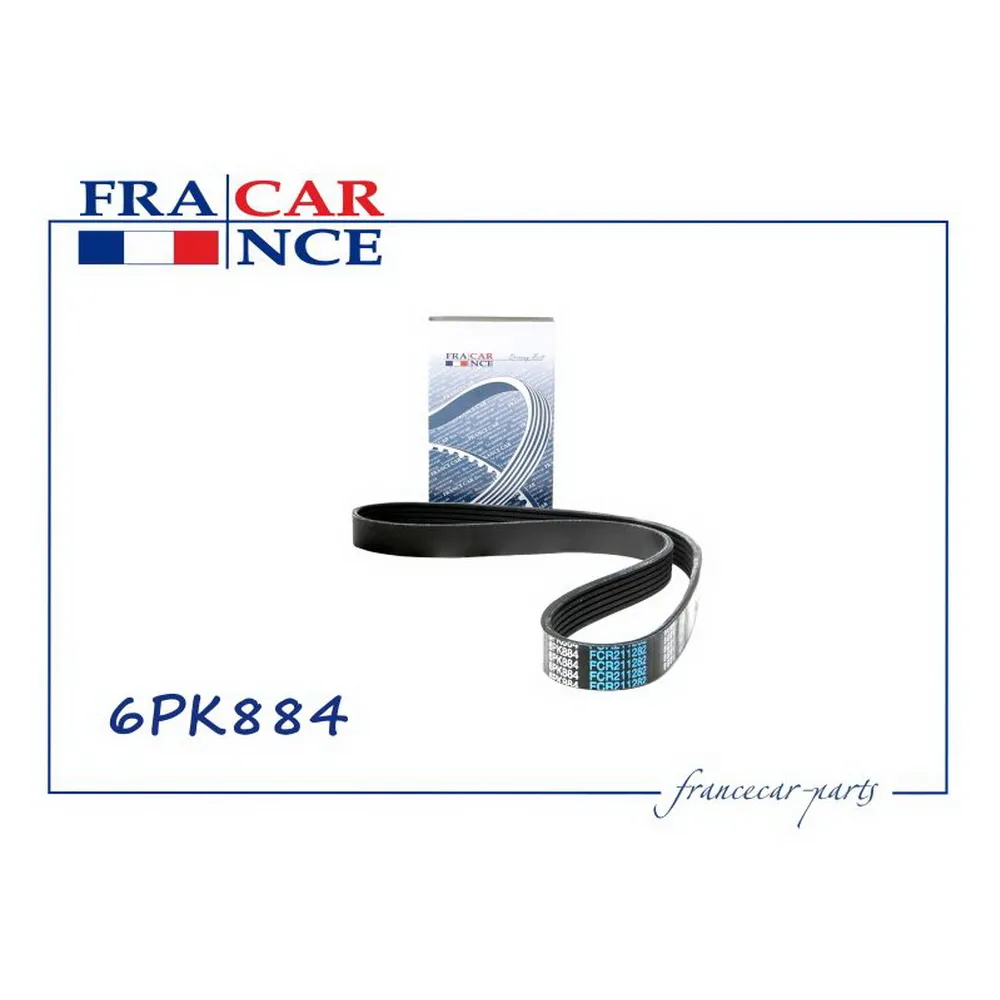 Ремень поликлиновый 6PK884 FRANCECAR FCR211282