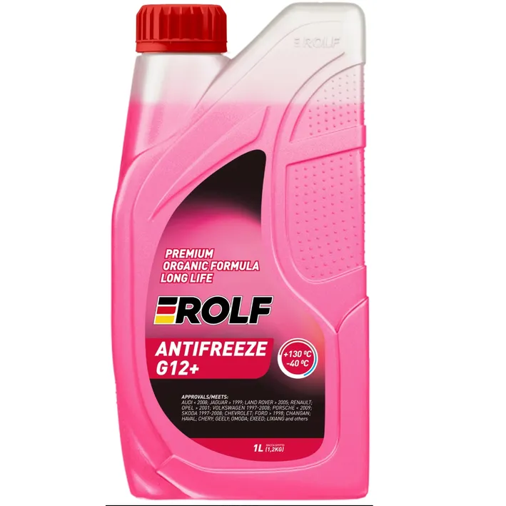 Антифриз ROLF G12+ готовый -40 красный 1 л 70011