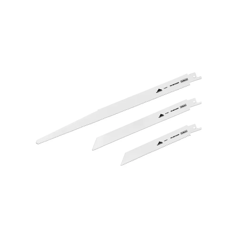 Набор полотен для сабельной электроножовки, 3 предмета VertexTools НП-150-200-300