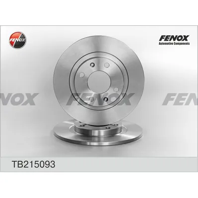 Диск тормозной передний CITROEN BX, PEUGEOT 305 405 1.3-1.9D 87 FENOX TB215093