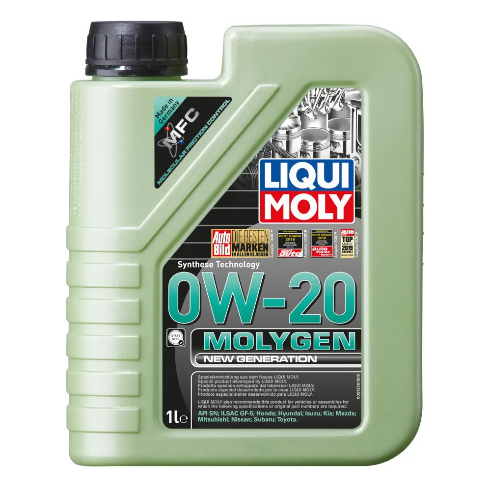 Масло моторное Molygen New Generation 0W-20 SP GF-6A (1л) LIQUI MOLY 21356