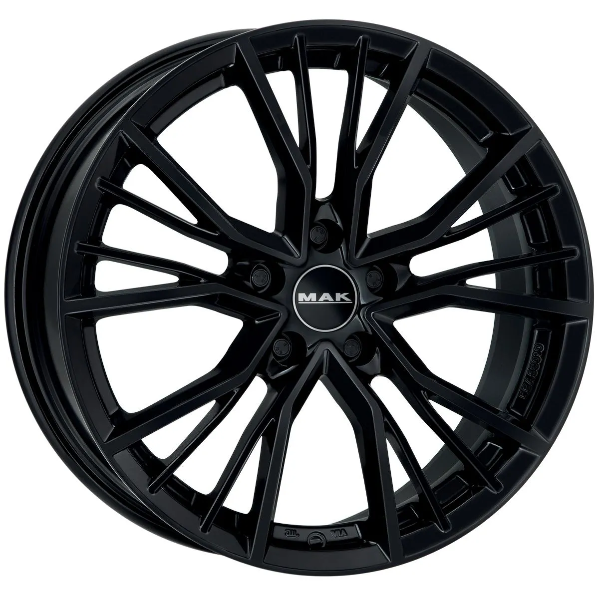 Диск литой R21 8.5J 5x112/66.45 ET33 MAK Union Gloss Black F8521UNGB33WS1X