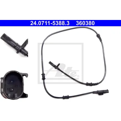 Датчик abs (перед l/r) mb a/b/cla 11- ATE 24071153883