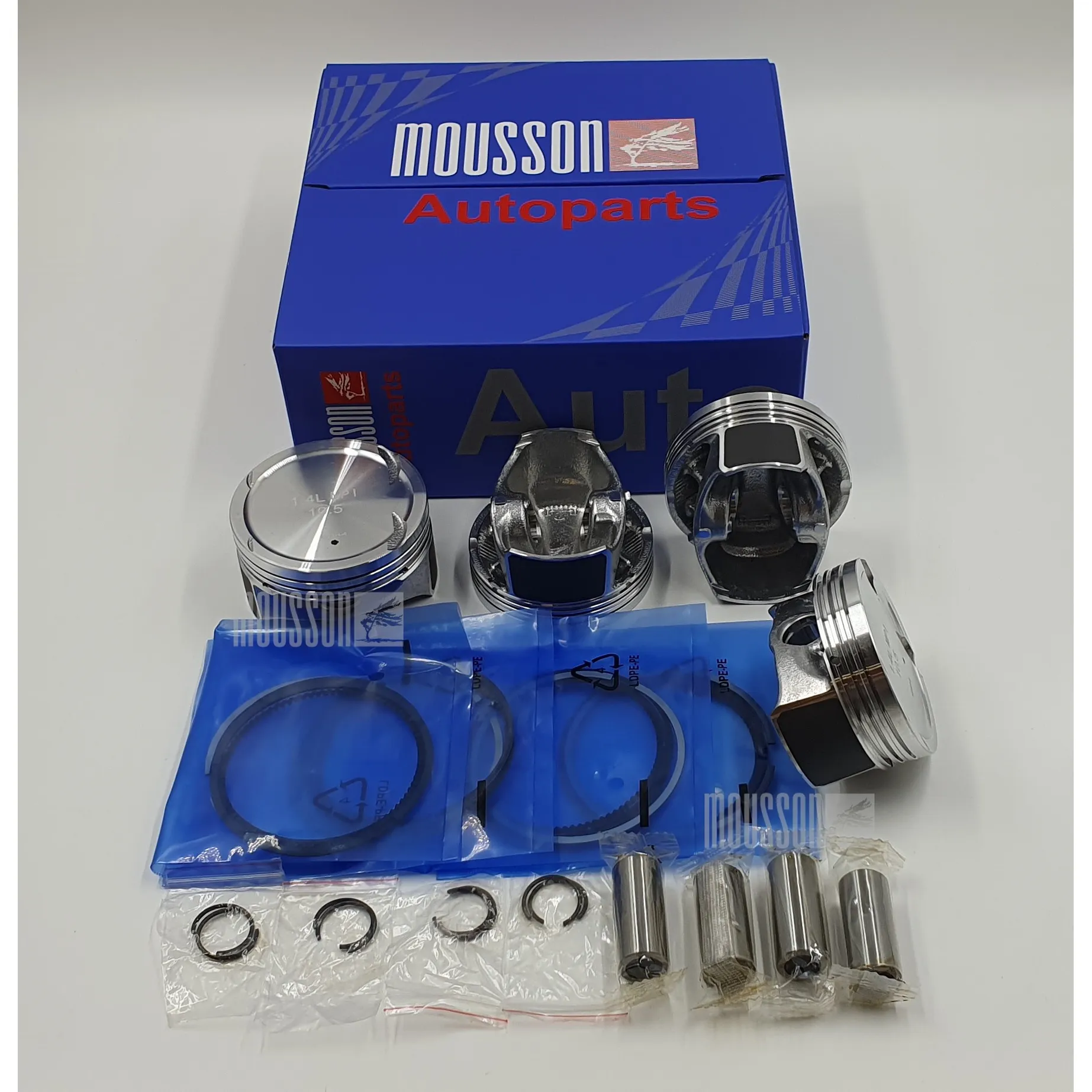 Поршень кольца комплект VW 1.4 EA211 MPI (74,5*1,2*1,2*2,0) на 1 цилиндр MOUSSON SPR14EA211STD